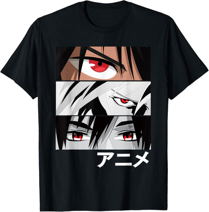 Cool Japanese Anime Manga Characters Graphic T-Shirt - Perfect for Fans!